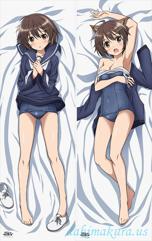 New Anime Strike Witches Hikari Karibuchi Dakimakura Bed Hugging Body Pillow Case Pillow